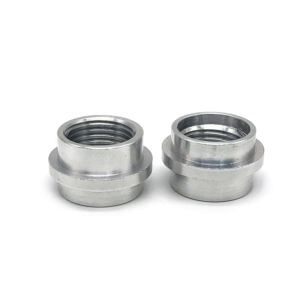 cnc機加工定制鋁件 非標圓鋁螺母不銹鋼銅件五金零件