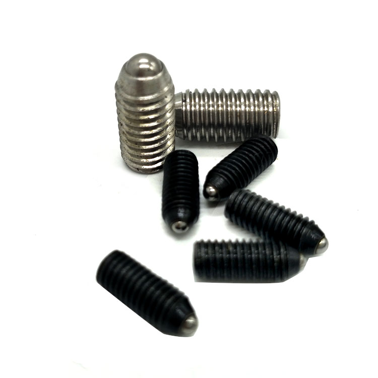 304不銹鋼波珠螺絲壓入式彈簧球頭柱塞玻珠內六角定位珠波仔螺絲