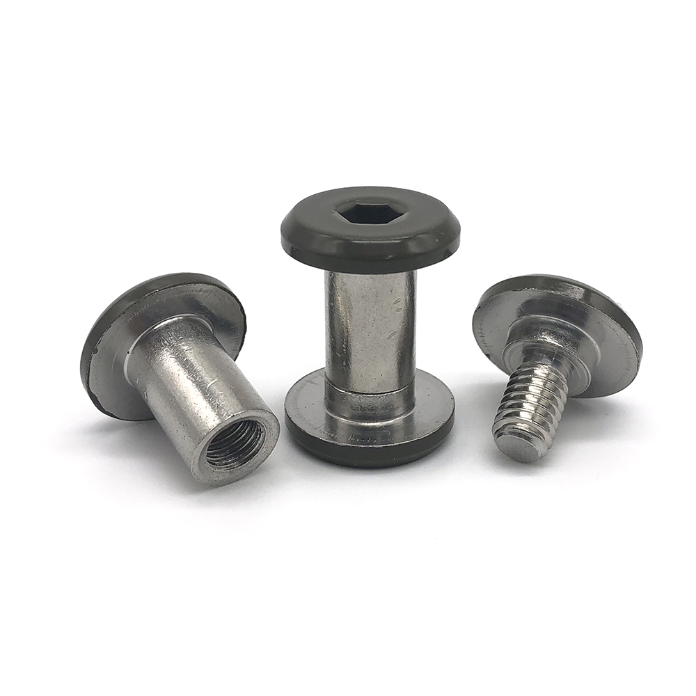 非標定制304不銹鋼內六角對接螺絲子母釘