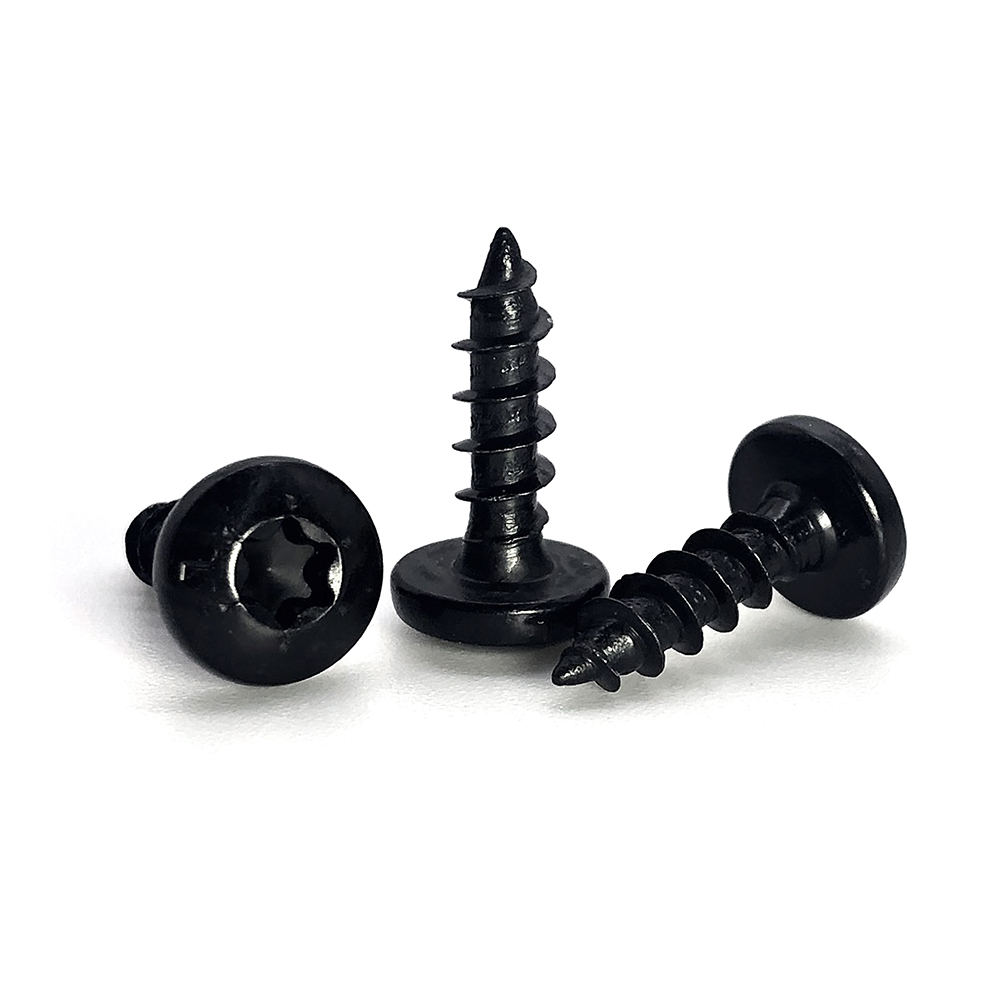 發黑防盜螺釘圓頭梅花螺絲自攻螺絲釘