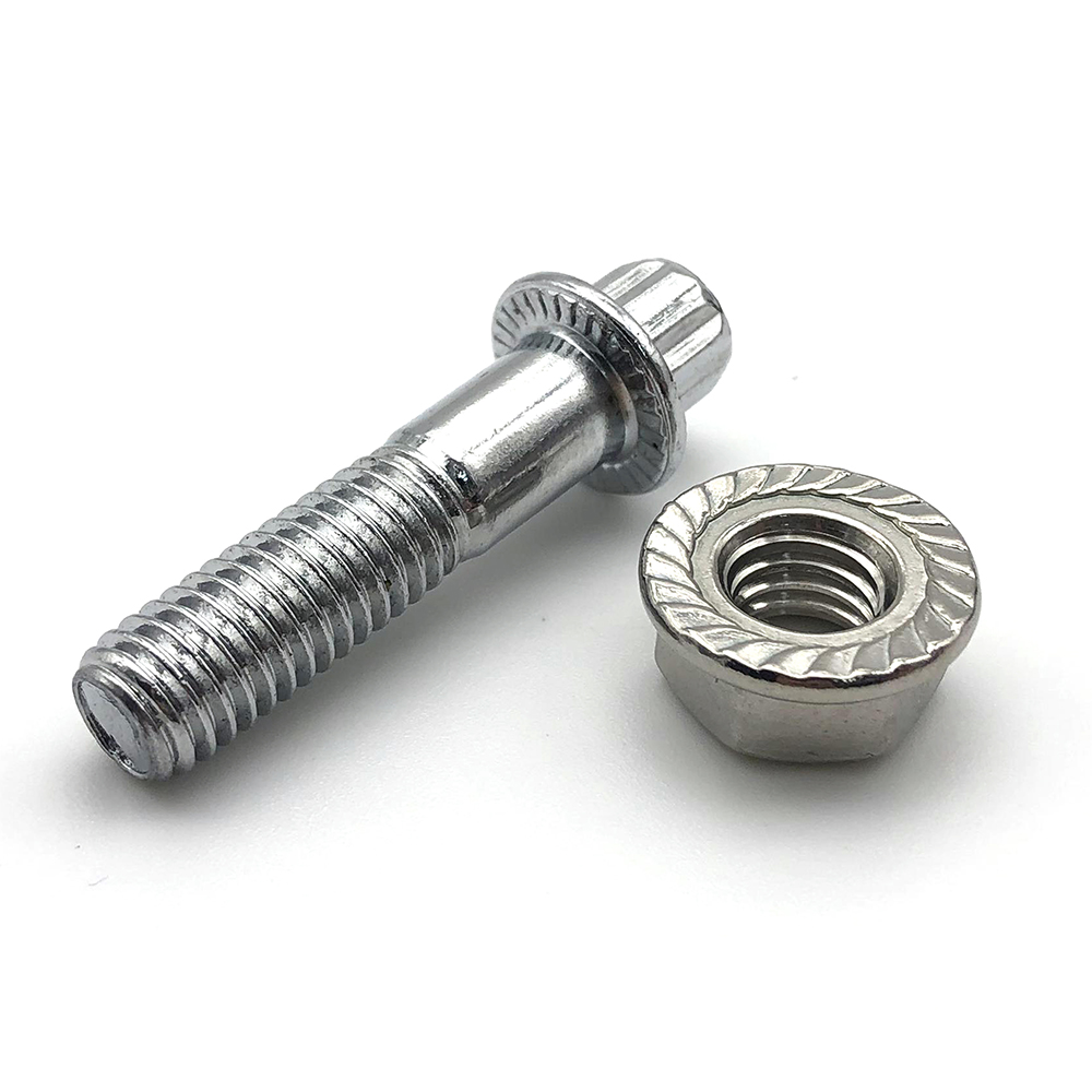 汽車(chē)專(zhuān)用緊固件十二角法蘭面螺栓 高強(qiáng)度非標(biāo)法蘭高強(qiáng)螺栓