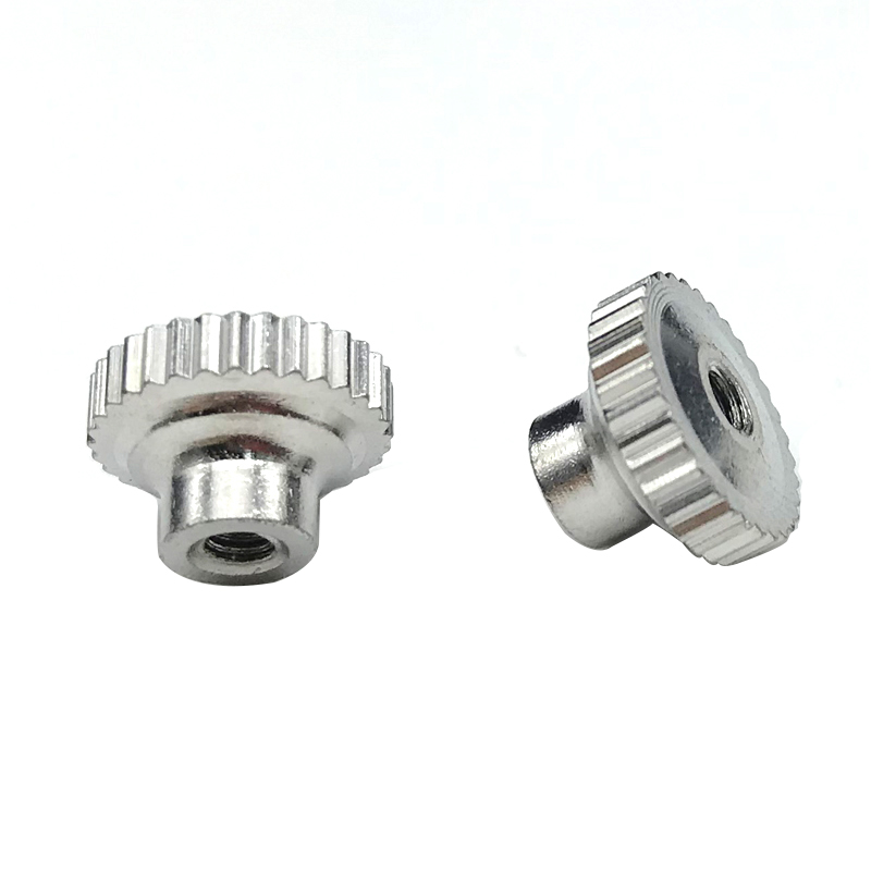 高頭滾花螺母臺階手?jǐn)Q螺帽手?jǐn)Q螺絲防松螺帽