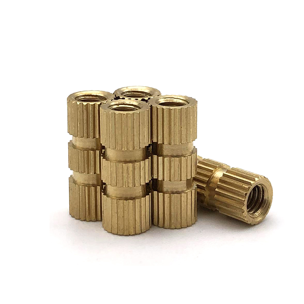 滾花螺母 黃銅螺母 機械螺母 小螺母 螺帽 嵌入螺母 嵌入件 非標件 非標螺母