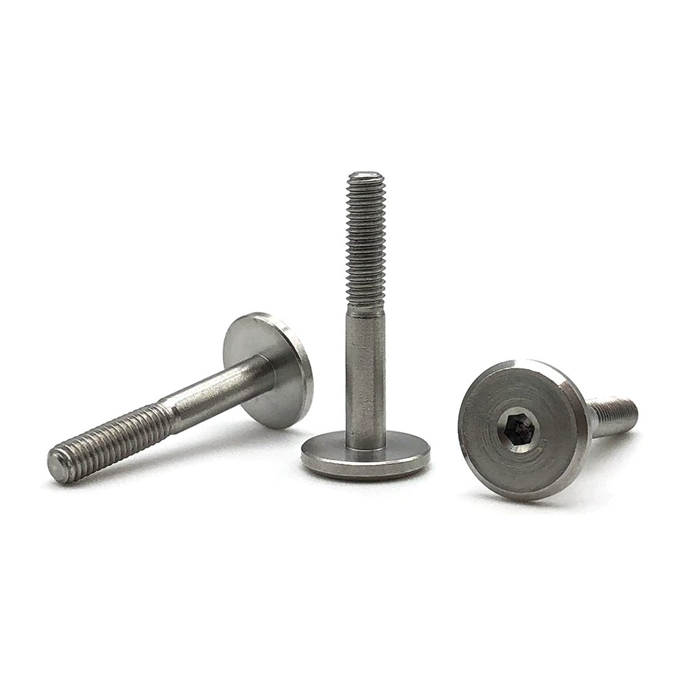 M6M8M10M12大平頭倒邊內六角304碳鋼家具頭斜邊內六角螺絲