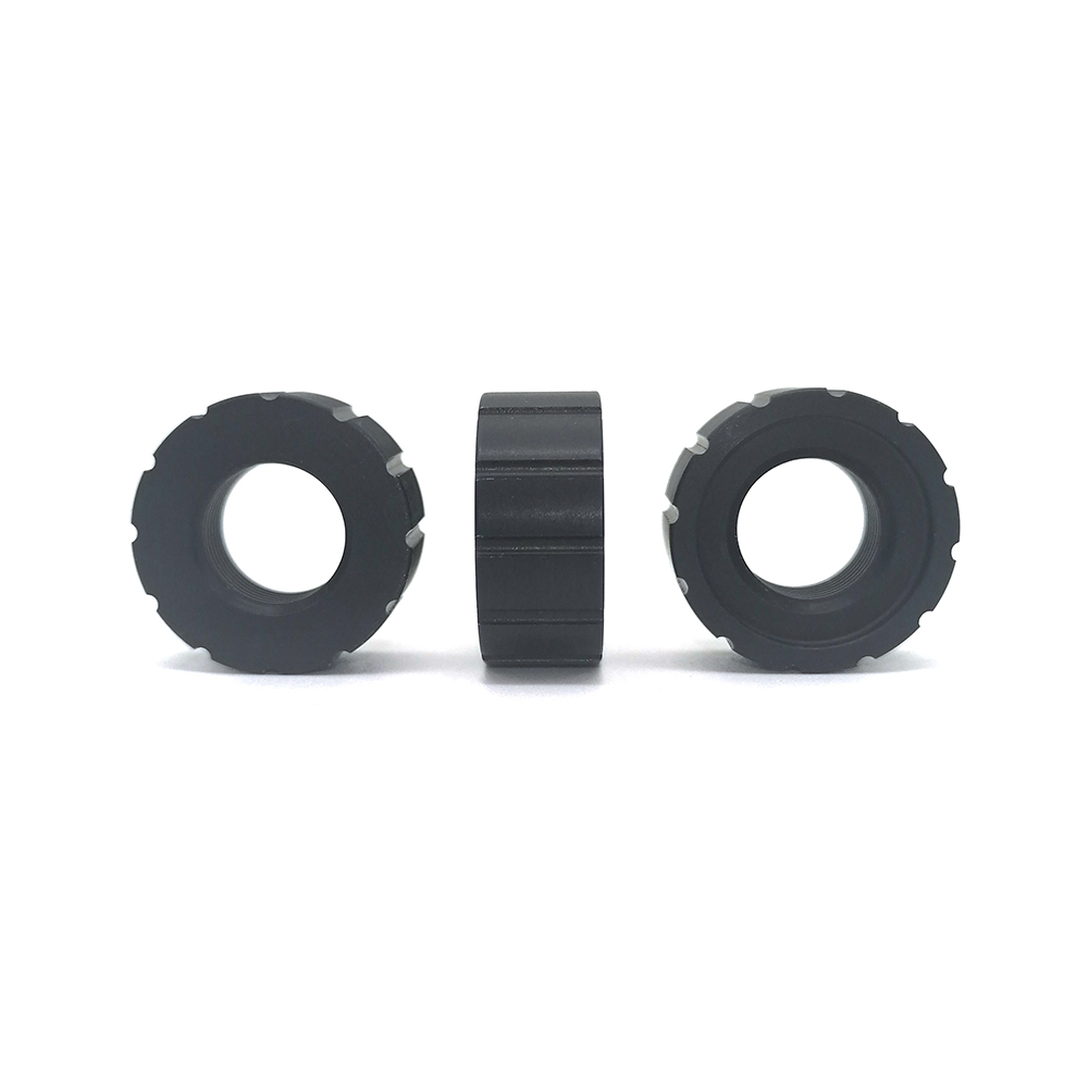 工廠生產塑料護帽鋼塑護絲石油鉆桿全鋼油套管航九螺紋保護器滾花螺母定制非標件