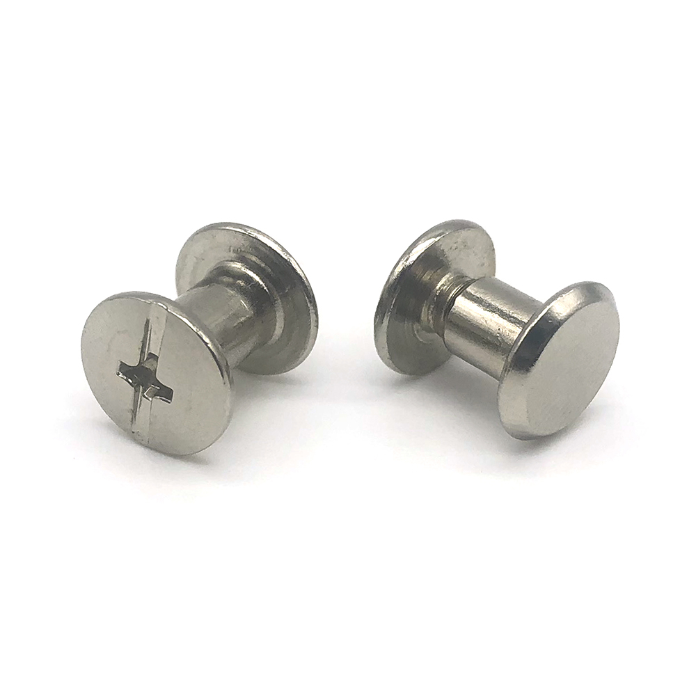 304不銹鋼子母鉚釘對鎖子母螺絲字母工字釘子母釘賬本釘定制非標螺絲