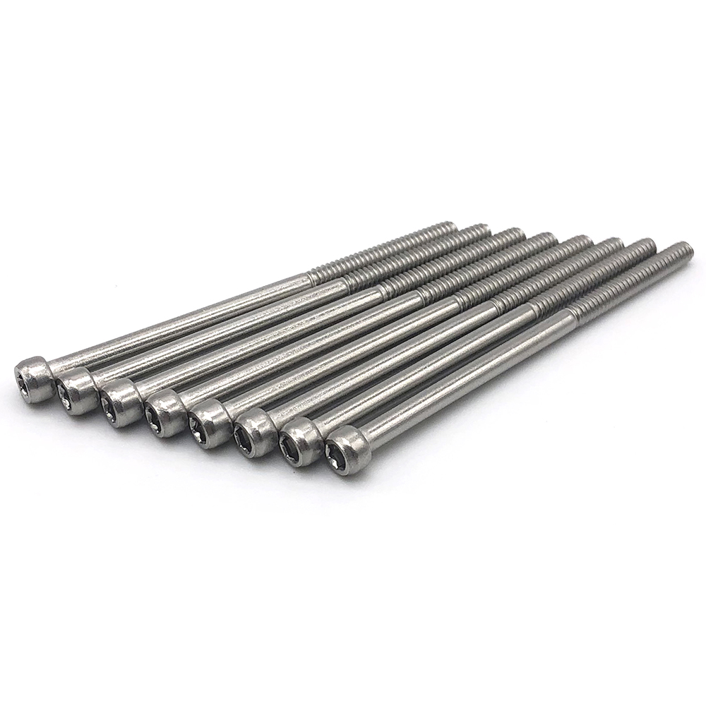 304不銹鋼半牙螺絲杯頭內六角螺絲釘圓柱頭螺釘加長螺栓