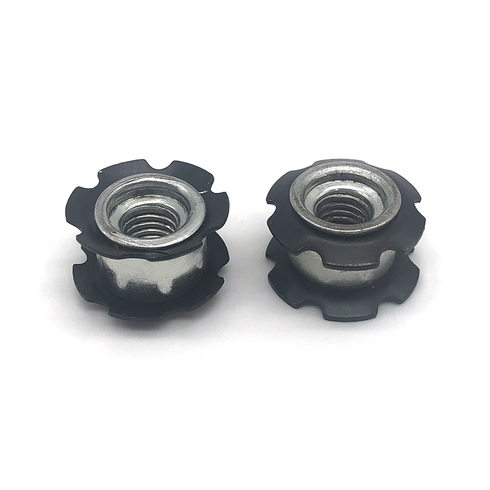 梅花彈片不用焊接管內塞卡扣螺母 卡緊螺母雙層錳片