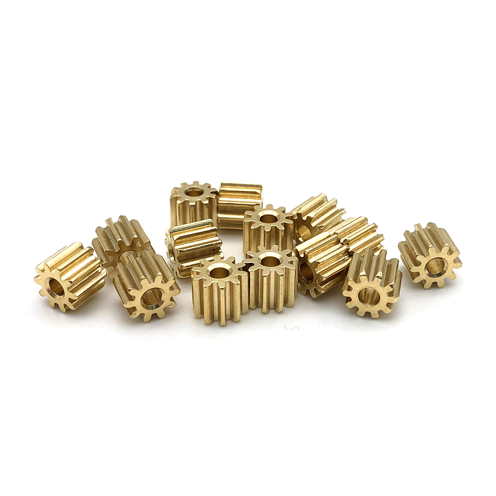 廠家生產(chǎn)0.5電動(dòng)牙刷銅齒輪電機(jī)玩具車傳動(dòng)馬達(dá)無(wú)人機(jī)小齒輪加工廠家9齒10定制非標(biāo)齒輪
