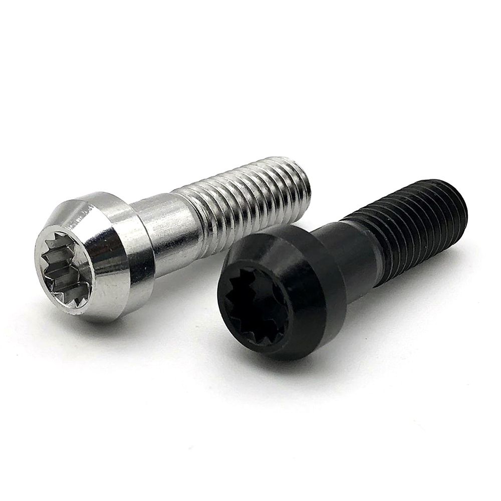 鈦合金圓柱頭半錐頭內梅花螺絲M6山地車電動摩托車把立剎車卡鉗改