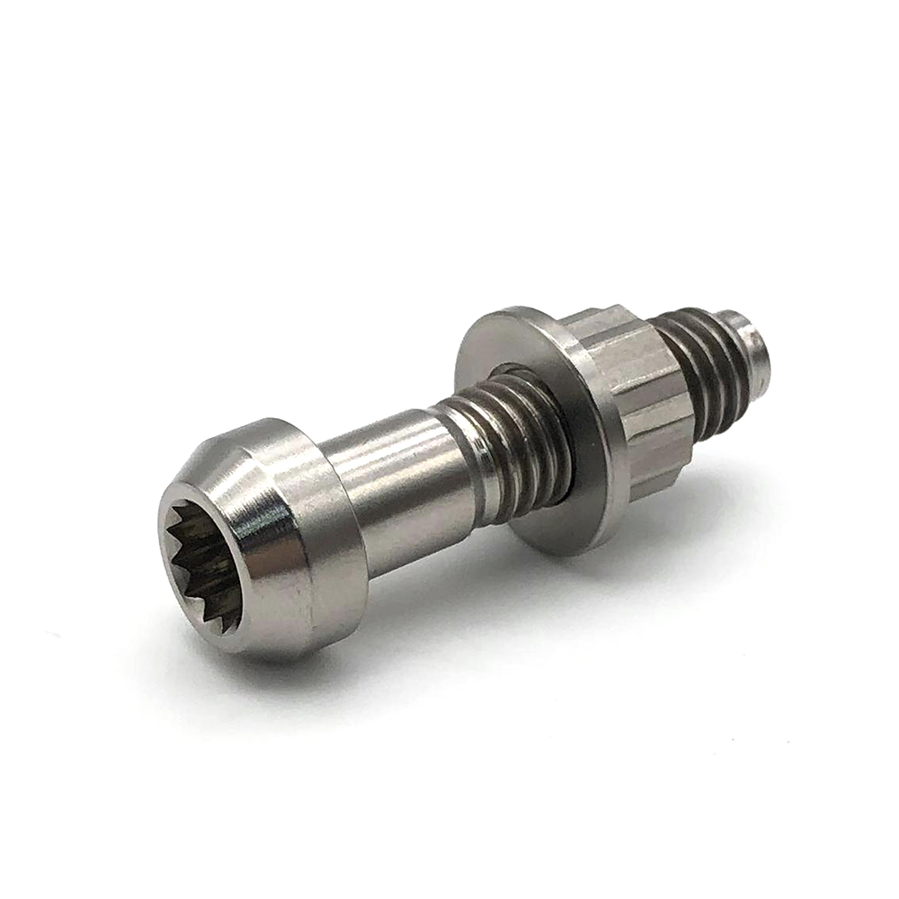 鈦合金圓柱頭半錐頭內梅花螺絲M6山地車電動摩托車把立剎車卡鉗改